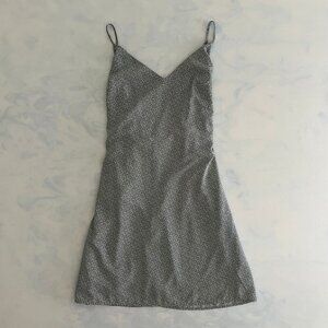 Forever 21 Blue Tie Back Spaghetti Strap Sundress